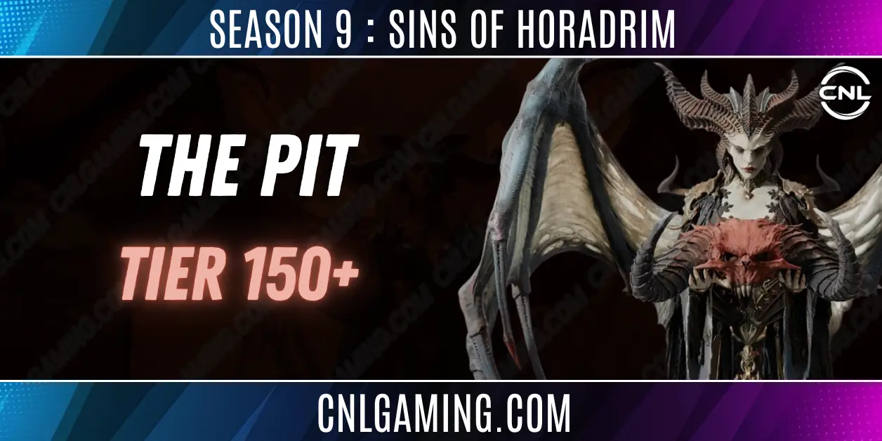 Season 9 : Sins of the Horadrim  | The pit tier 150+ | price per turn