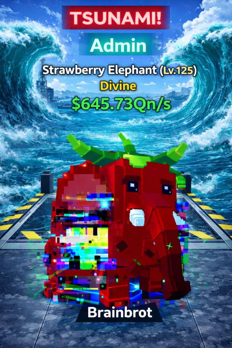 STRAWBERRY ELEPHANT(ADMIN) lv 125 | 645.73Qn/s