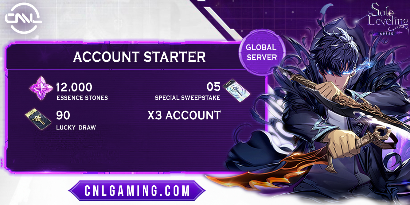 [Global]12000+Essence Stones| 90+ Vé thường| 5+Vé nhân vật x3 Tài khoản