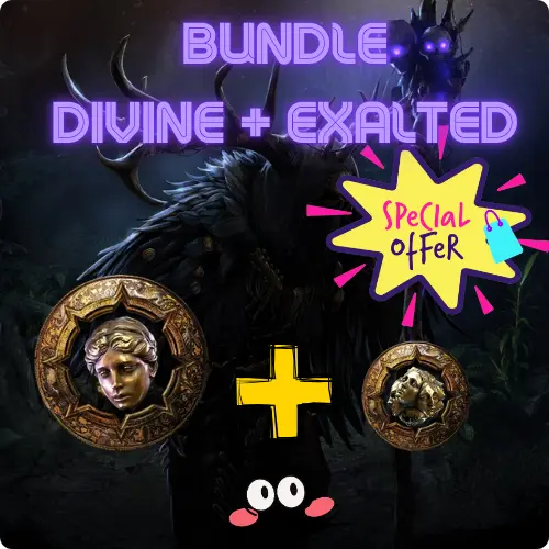 Bundle Pack - 20 Divine Orb + 1000 Exalted Orb - Early Access Standard POE 2 - Fast Delivery!!