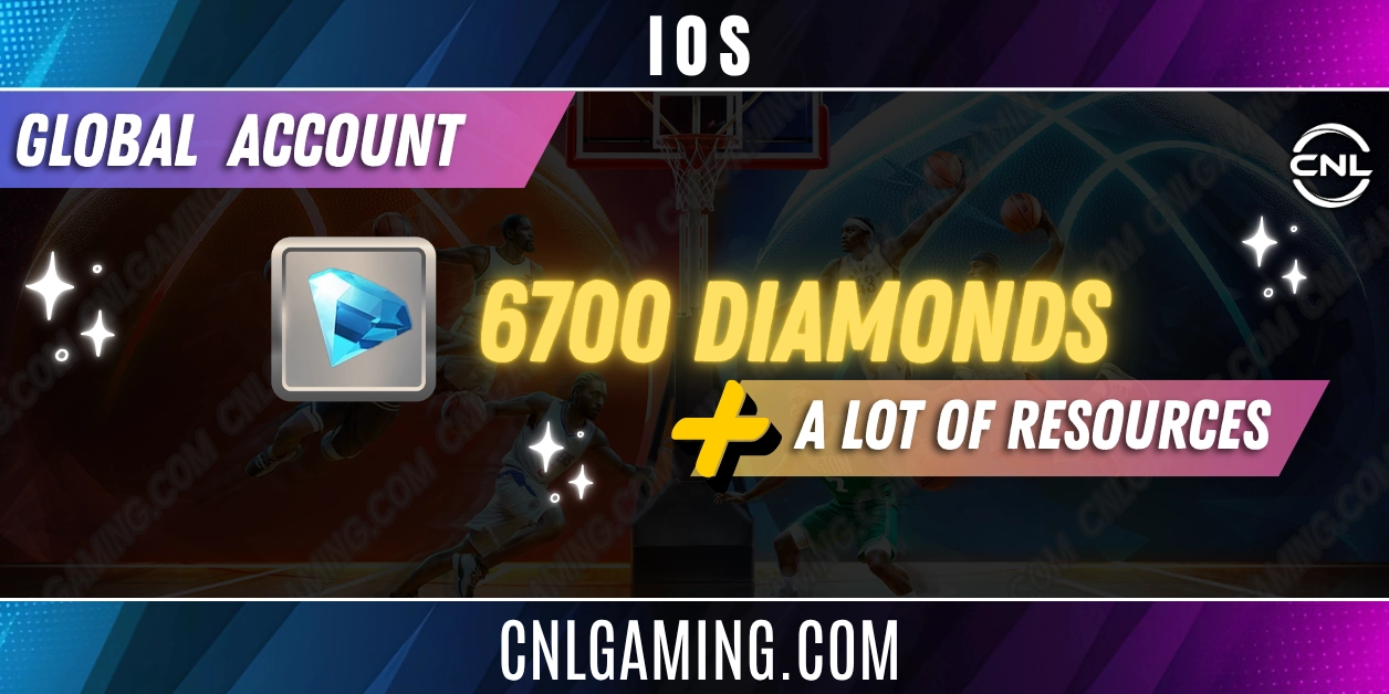Global | 6700+ Diamonds | A lot of resources | Starter Account - IOS
