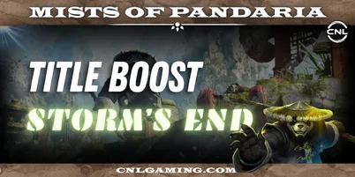 Mists of Pandaria | Storm’s End Title Boost