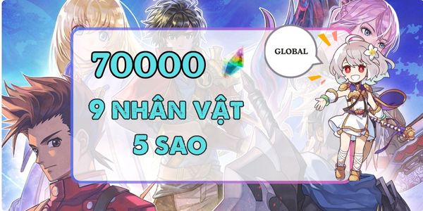 |Global| 70000 đá Chronos +Ngẫu nhiên 9 nhân vật 5 sao