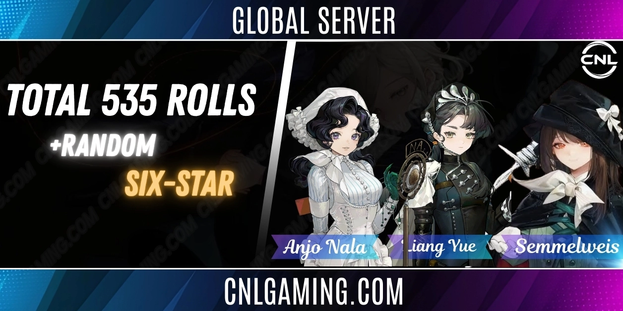 Global | Total 535 rolls + Semmelweis + Liang Yue + Anjo Nala + Random 6-tars | All-Star Edition
