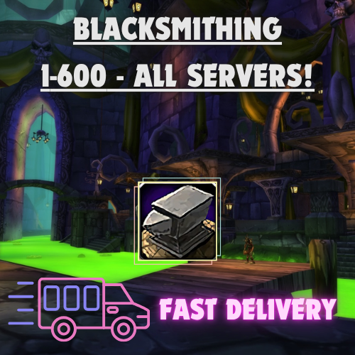 WOW Mist of Pandaria Classic/ Blacksmithing 1-600 US Leveling Kit/DIY Package/ More details at descriptions