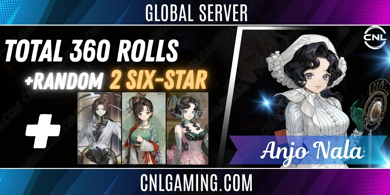 Global | Total 360 rolls + Anjo Nala + 2 random six-star | DLC 5