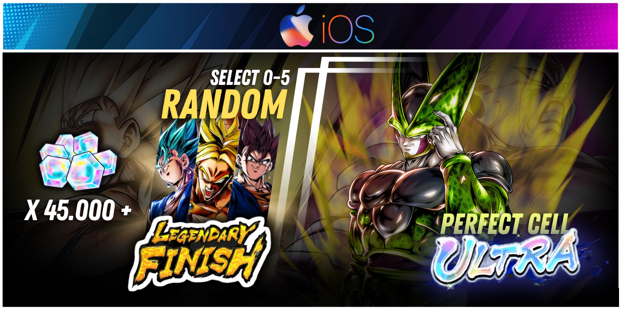 IOS Global UL Perfect Cell+ 45000 Chrono Crystal + 0-5 random LF