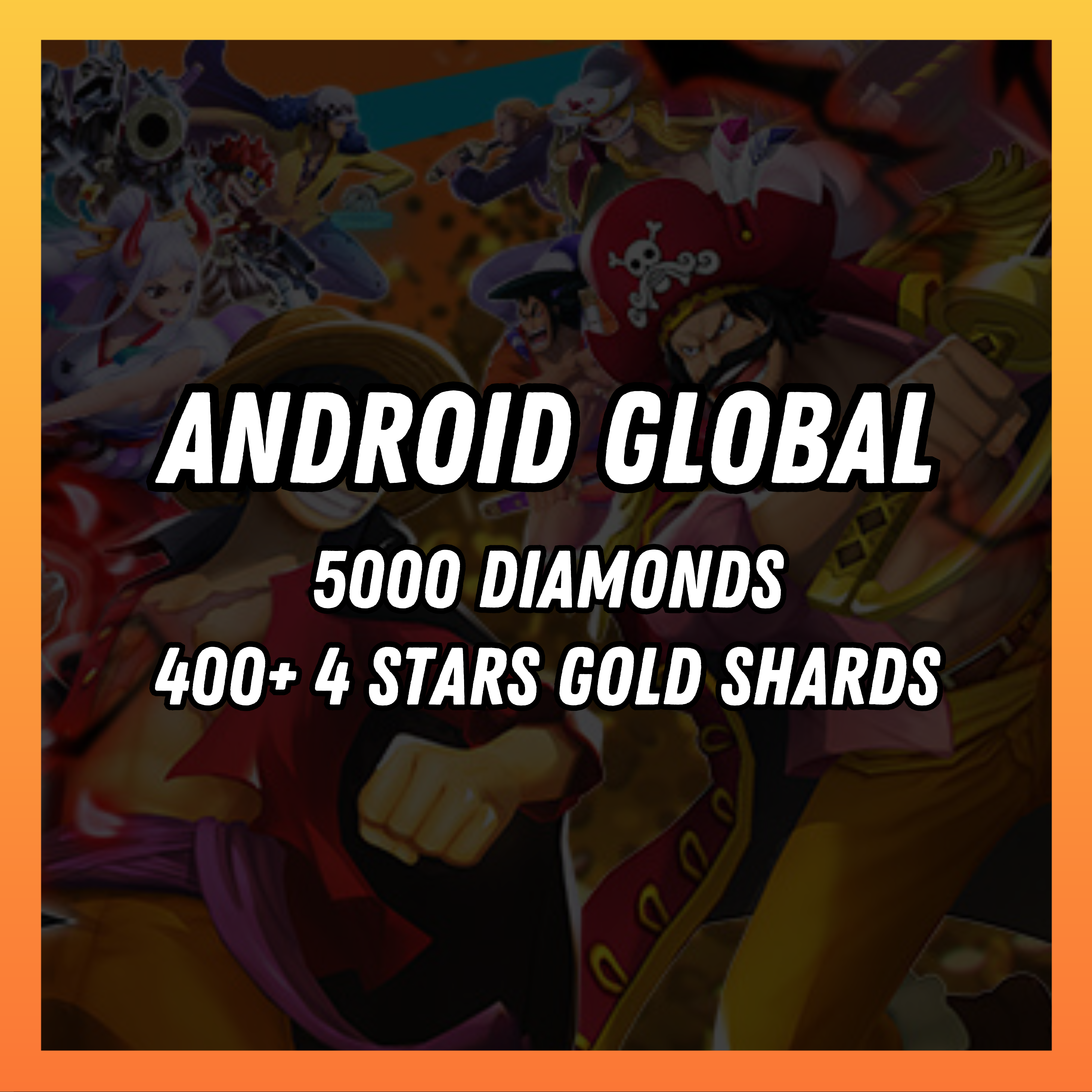 Android Global over 5,000 gems | Over 400 4-Star Gold Shards