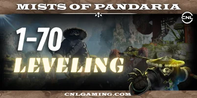 Mists of Pandaria | Leveling 1-70 | VPN + All loot/ Gold | Fast 24/7