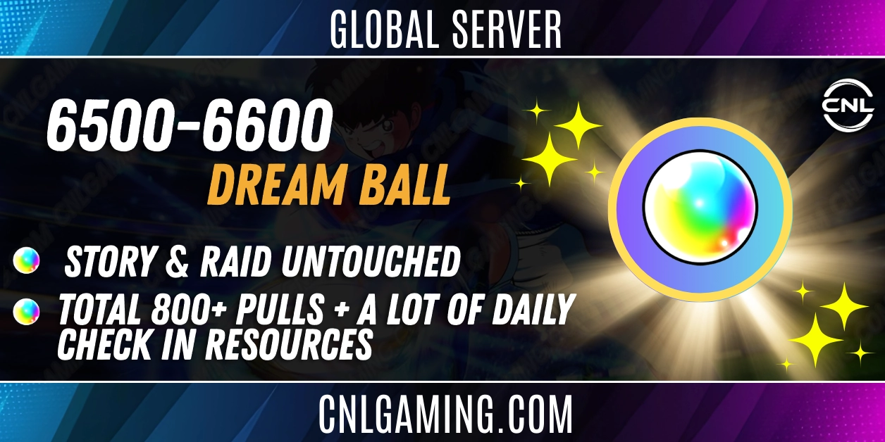 |Global| 6500-6600 DB + Story & Raid Untouched + Total 800+ Pulls + A lot of daily check in resources