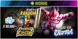 ANDROID Global UL Buu Kid + 50000 Chrono Crystal + 0-5 random LF
