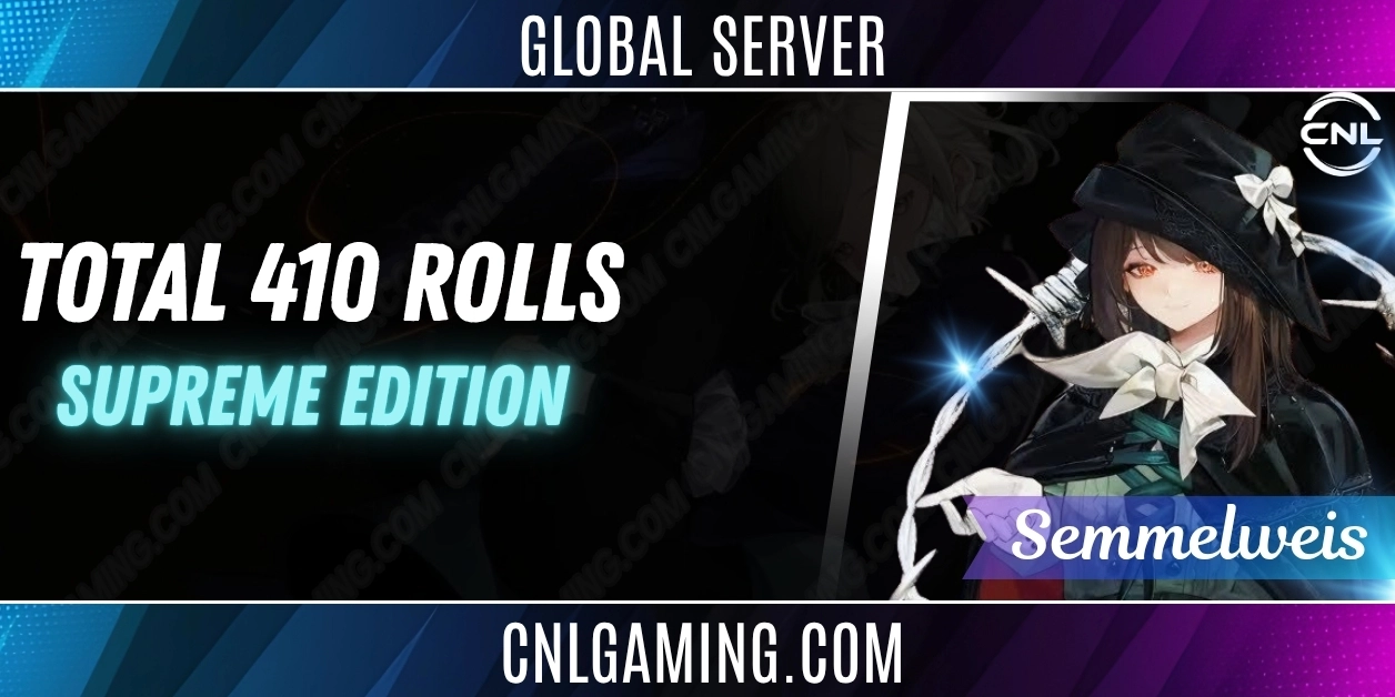 Global | Total 410 rolls + Semmelweis | Supreme Edition