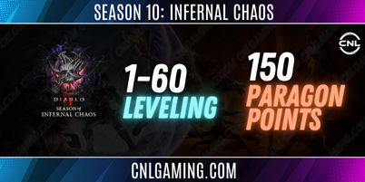 Pre Order | Season 10 : Infernal Chaos | Leveling 1-60 + 150 Paragon Point