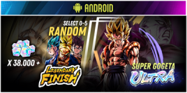 ANDROID Global UL Super Gogeta + 38000 Chrono Crystal + 0-5 random LF