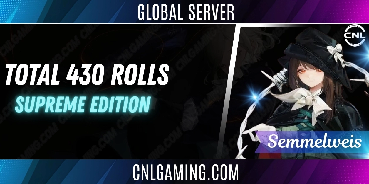 Global | Total 430 rolls + Semmelweis | Supreme Edition