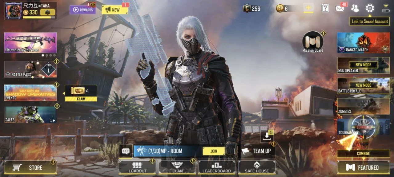 VST#2081 - 1 Súng Legend  | 102 Trang phục  | 155 Súng epic  |K/D :  | Điệu nhảy : 26