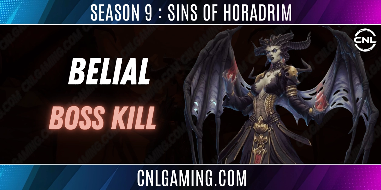 Season 9 : Sins of the Horadrim | Lilith Kill | Torment 4 | Price per run