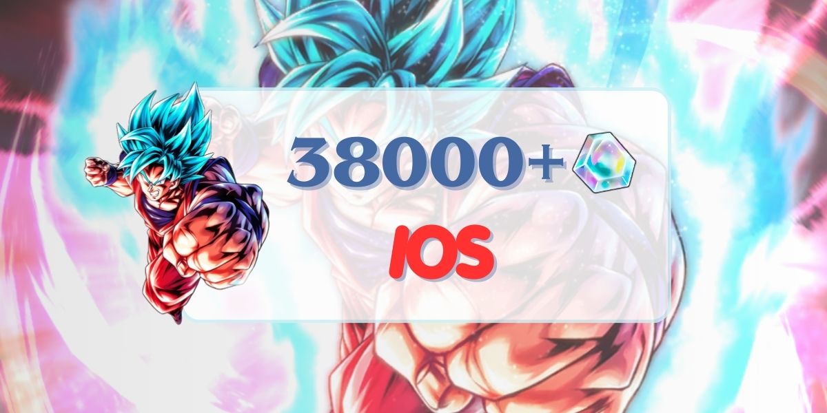 IOS UL Super Saiyan God SS Kaioken Goku + 38000 Chrono Crystal + 0-5 LF aleatório