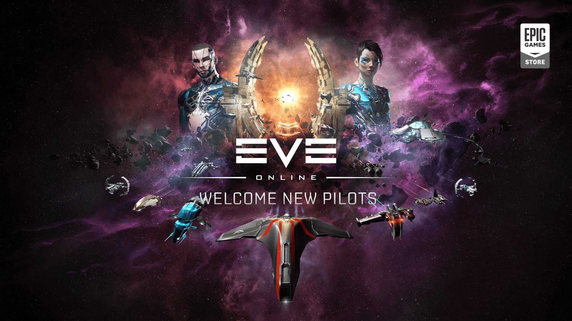 EVE Online | 90 ITEMS | 26 SPACESHIPS + 9 STACKING CASES + PAINTS + SKINS | Twitch Drop