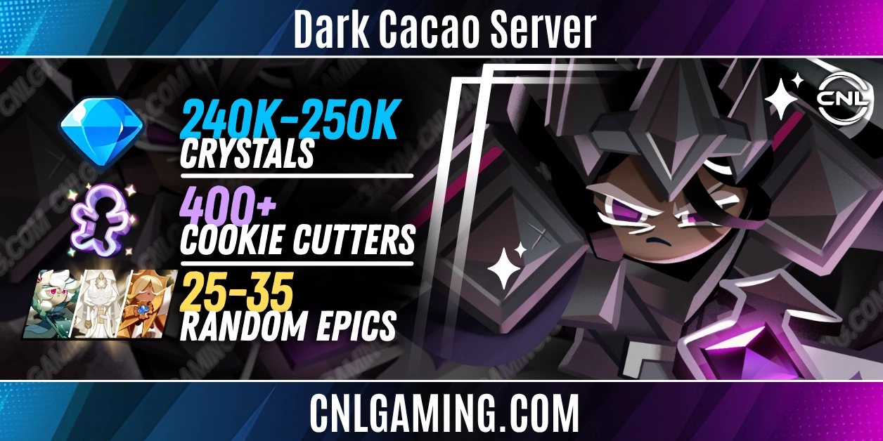 [Dark Cacao Server] 240k-250k Crystals | 400+ Cookie Cutters (Special+Magic) + 25-35 Random Epics