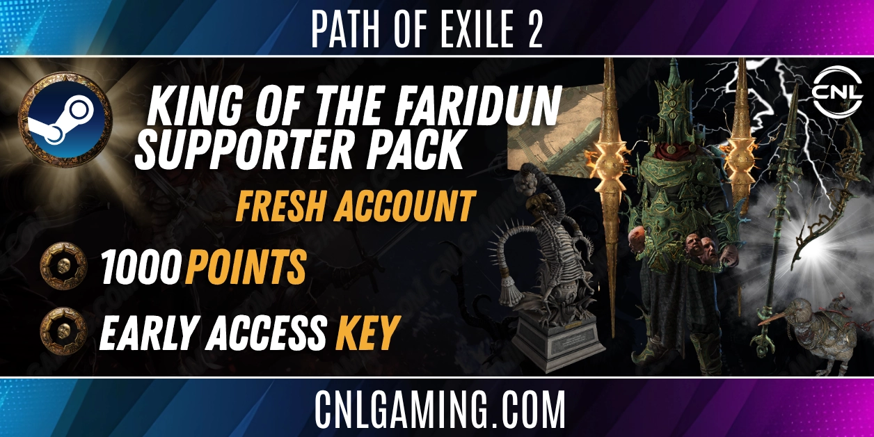 [STEAM] Path of Exile 2 King of the Faridun Supporter Pack | 0H Played | Can Change Data