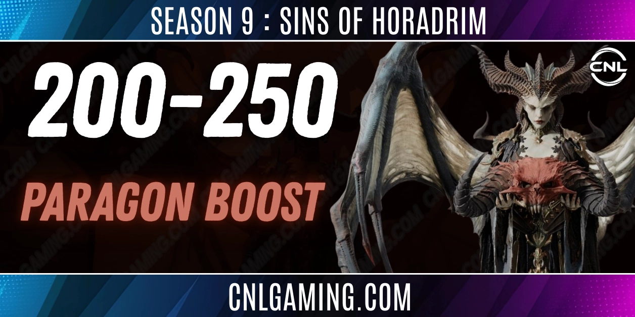 Season 9 : Sins of the Horadrim | 200-250 Paragon Point