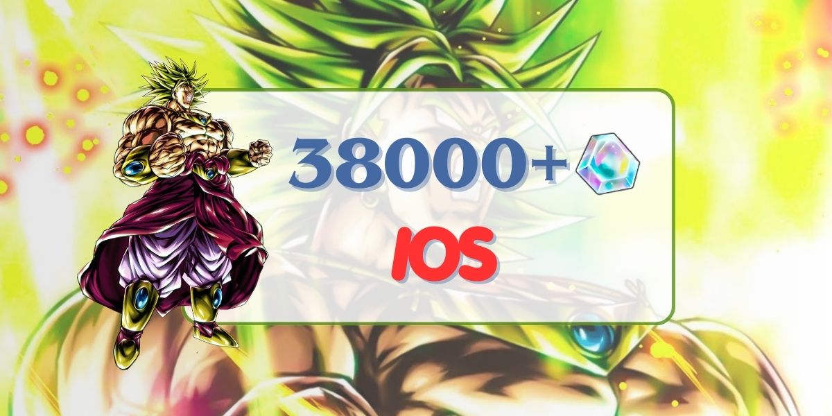 IOS UL Legendary Super Saiyan Broly + 38000 - 40000 Chrono Crystal + 0-5 LF aleatório