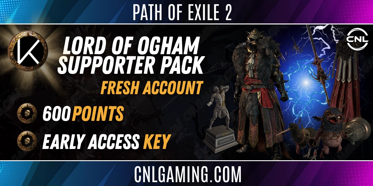 [GGG] Path of Exile 2 Lord Of Ogham Supporter pack | Original Mail | 0H Played | Can Change Data