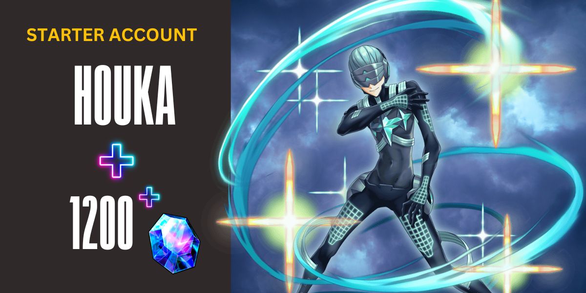 [Global] Houka 1200 Crystals [Starter Account]