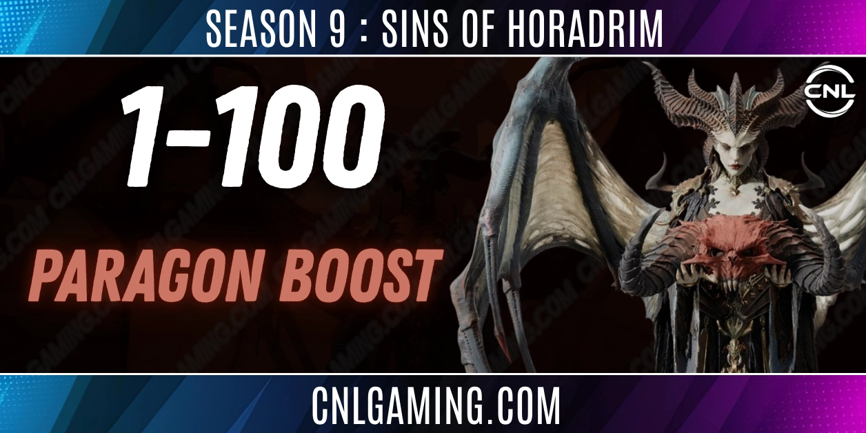 Season 9 : Sins of the Horadrim | 1-100 Paragon Point