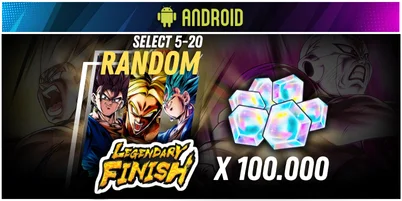 ANDROID Global 100000 Chrono Crystal + [Account Farmed Starter-BNID] Random 5-20 LF