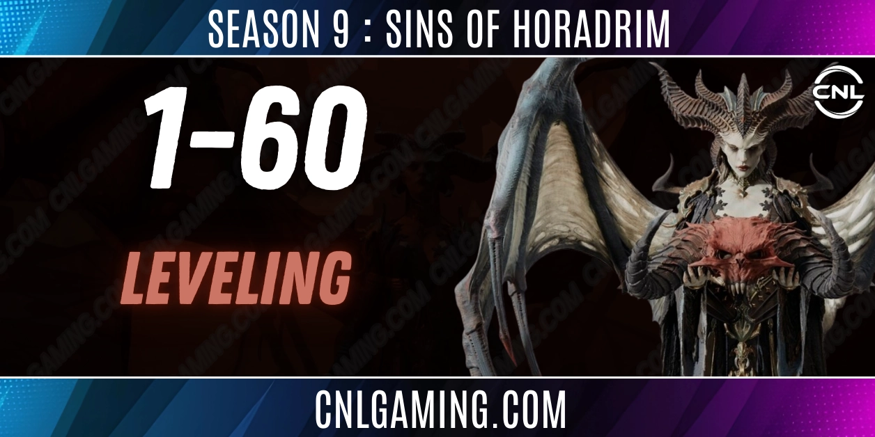 Season 9 : Sins of the Horadrim | Leveling 1-60