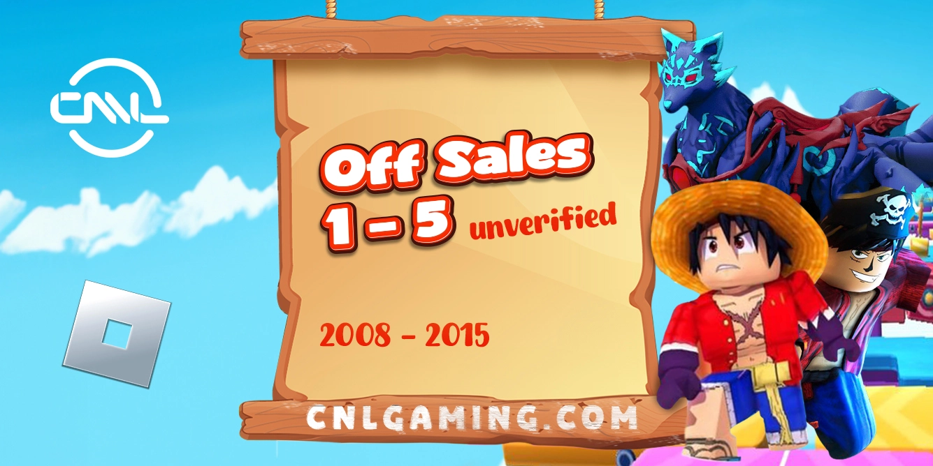1-5 Offsales | Tài khoản chưa xác thực mail | Tài khoản từ 2008-2015