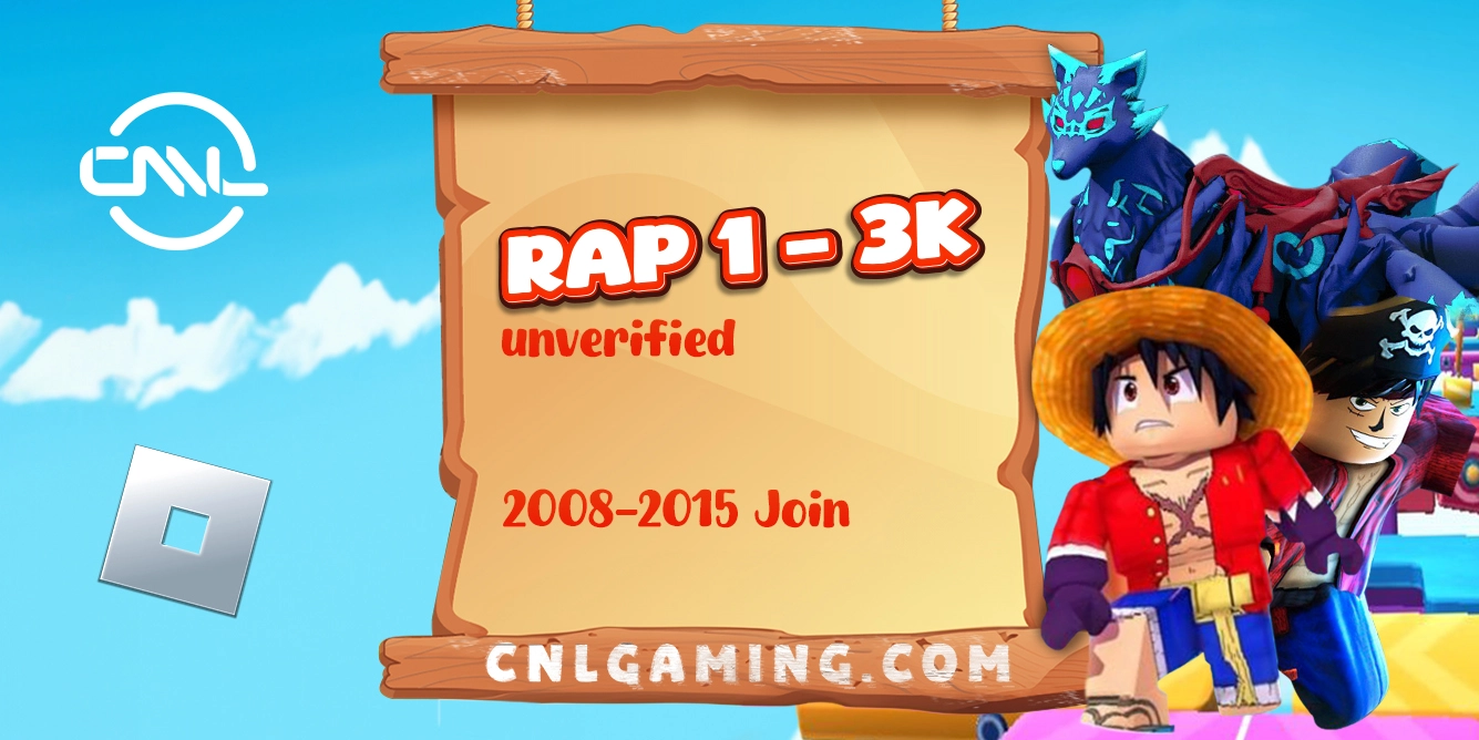 RAP 1k-3k | Account not verified | 2008-2015 Join