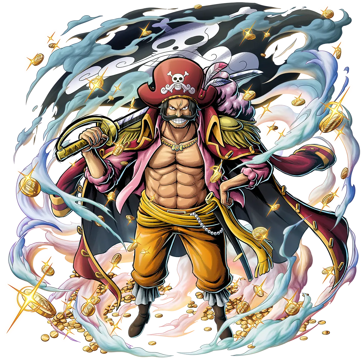 IOS [Global] 5000+ Kim cương | Roger King Of The Pirates | 500+ Đá | 10+ Nhân vật 4 sao