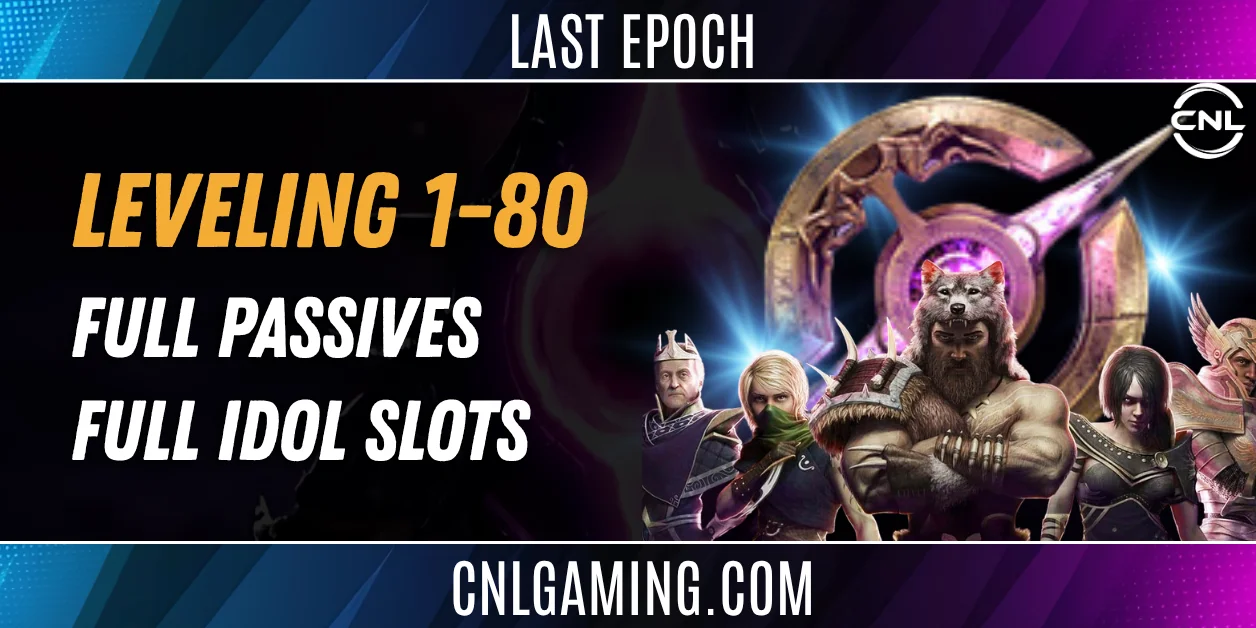 Tombs of the Erased  |  Leveling Boost  1-80+ Full Campaign + All Side Quests + All Idol Slots