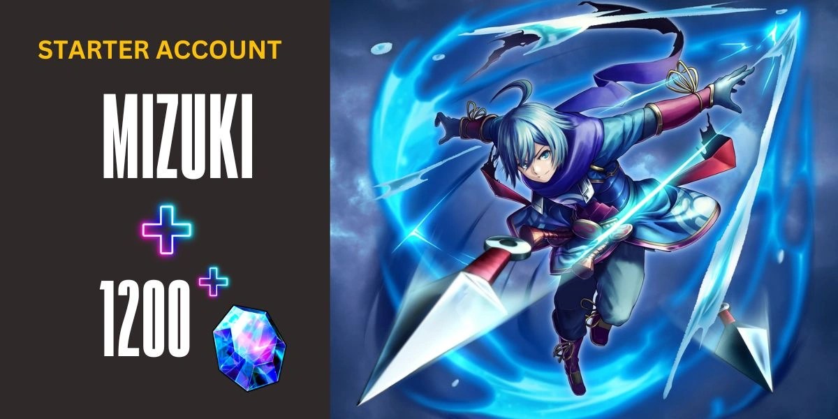 [Global] Mizuki| 1200+ Crystal [Starter Account]