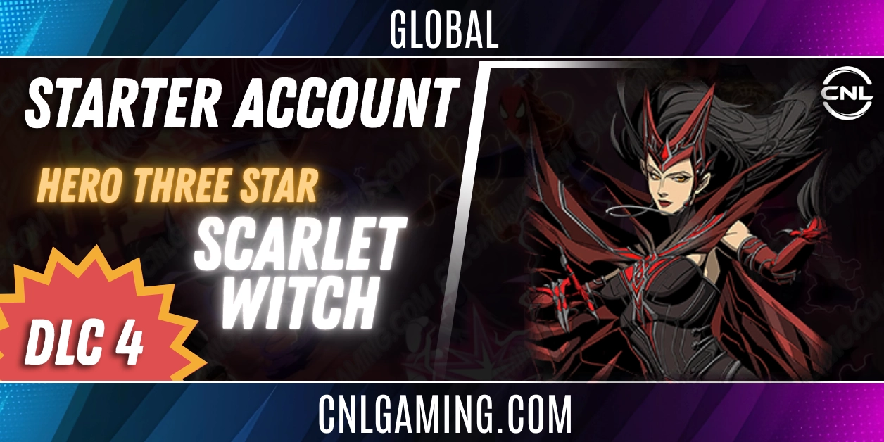 [Starter ACCOUNT][Global] 1 Hero Three-star - Scarlet Witch | DLC 4