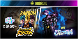 ANDROID Global UL HIT + 50000 Chrono Crystal + 0-5 random LF