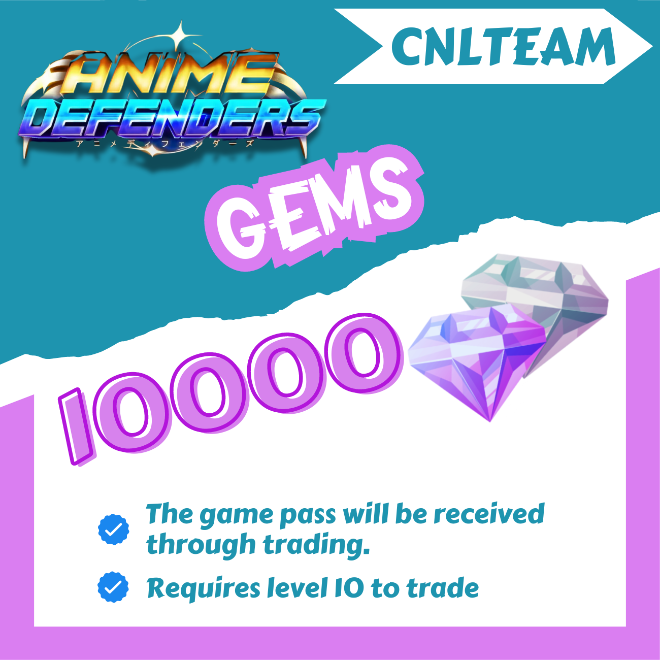 10000 - Gems