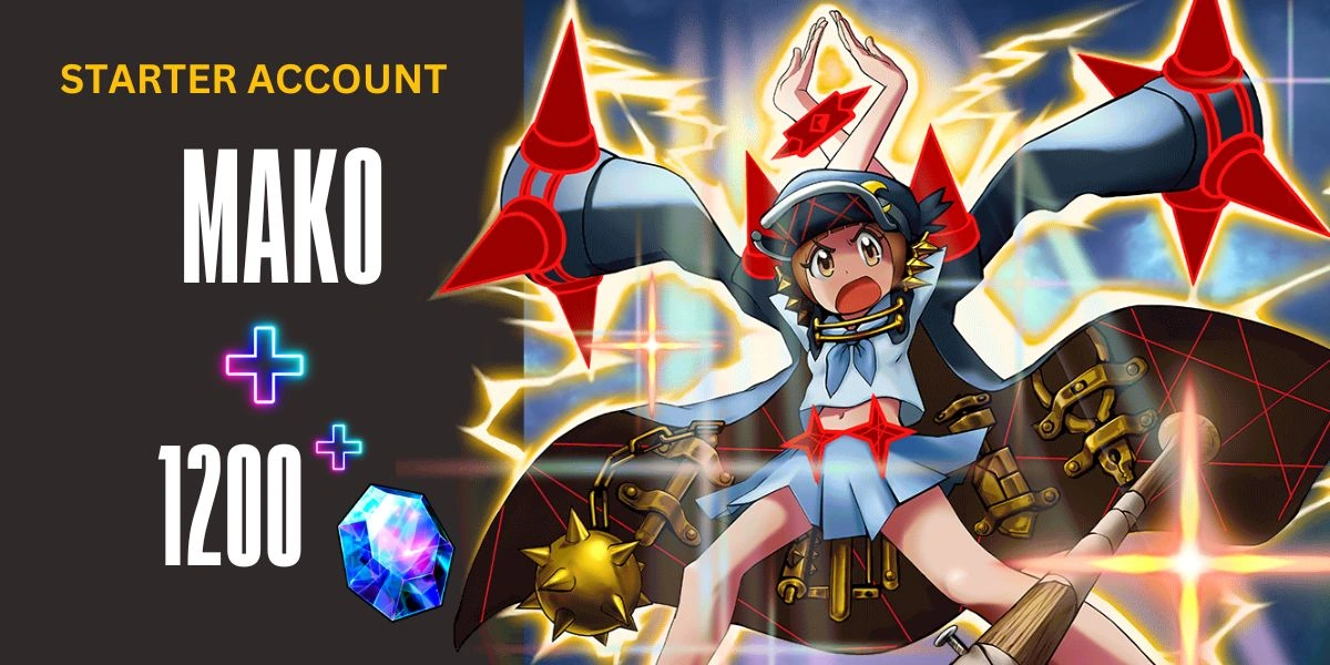 [Global] Mako 1200+ Crystals | [Starter Account]