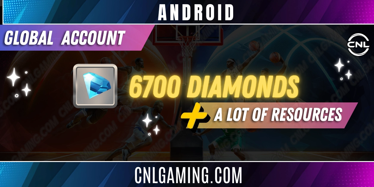 Global | 6700+ Diamonds | A lot of resources | Starter Account - Android
