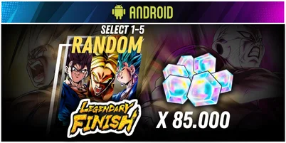 ANDROID Global 85000 Chrono Crystal + [Account Farmed Starter-BNID] Random 1-5 LF