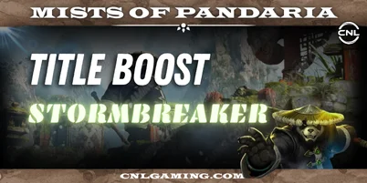 Mists of Pandaria | Stormbreaker Title Boost