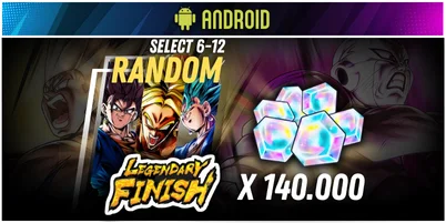 ANDROID Global 140000 Chrono Crystal + [Account Farmed Starter-BNID] Random 6-12 LF