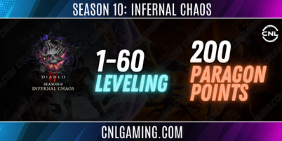 Pre Order | Season 10 : Infernal Chaos | Leveling 1-60 + 200 Paragon Point