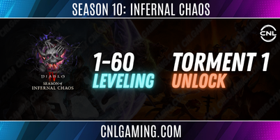Pre Order | Season 10 : Infernal Chaos | Leveling 1-60 + Torment 1 Unlock