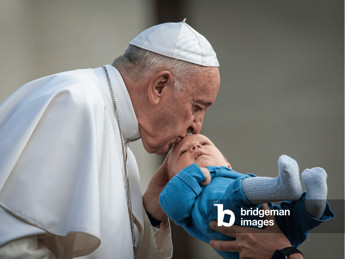 Photograph of Pope Francis at the Vatican