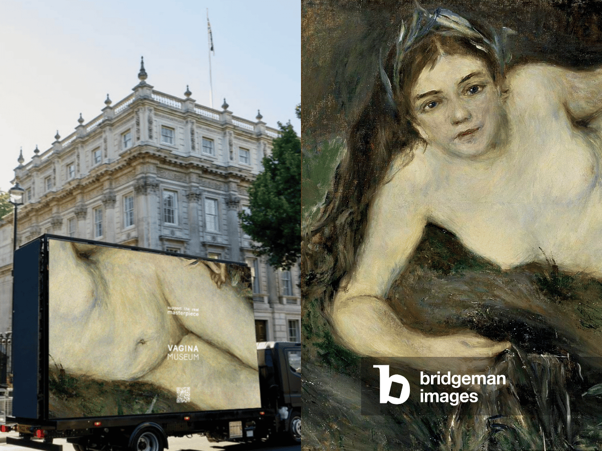 campaign vs oil painting nude