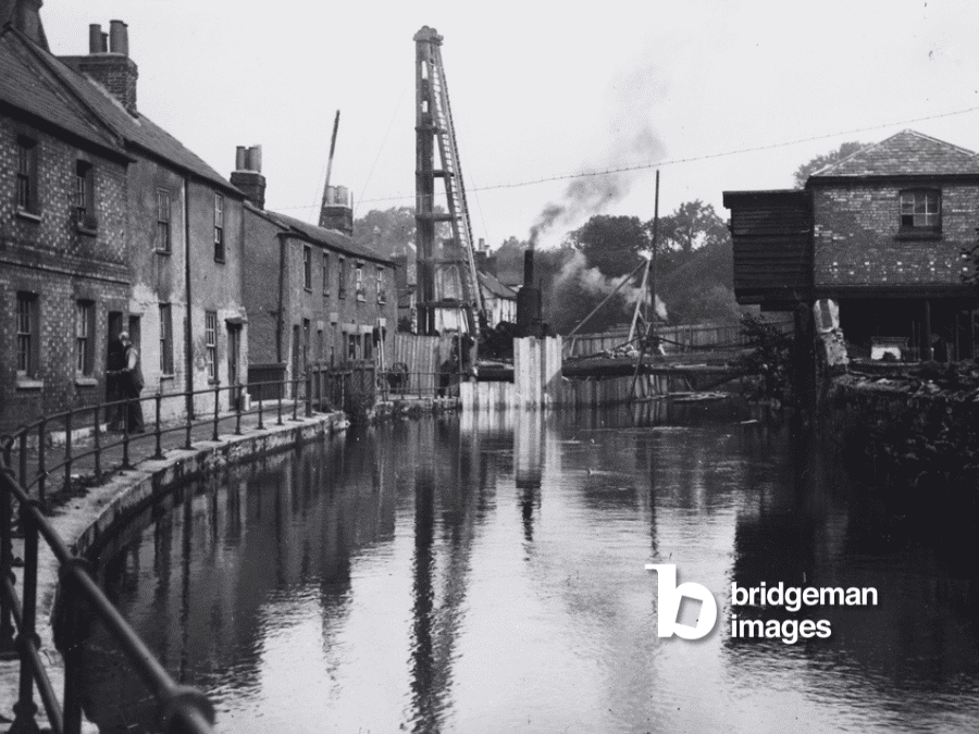 Photograph of Pacey's Bridge in Oxford from 1922